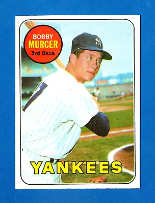 1969 Topps #657 Bobby Murcer New York Yankees Card -- Ex Mint • $14
