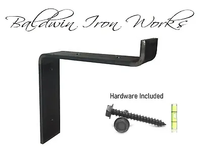 Metal Shelf Bracket Rustic Industrial Modern Farm Style 1  Front Lip • $10