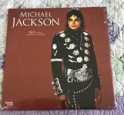 Michael Jackson Original Official 2017 Licensed Bravado 12” X 12” Calendar New • $26.39