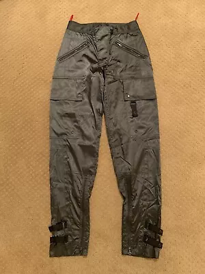 Prada Sport Astro Aviator Nylon Bondage Strap Cargo Pants Archive Vtg Grey 38 • $369.94