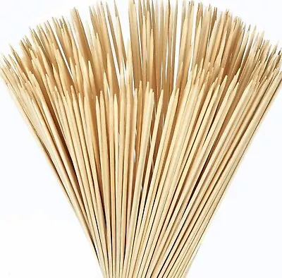£1.99 • Buy 50x BAMBOO SKEWERS 12” BBQ KEBAB WOODEN WOOD STICKS FRUIT FONDUE CATERING
