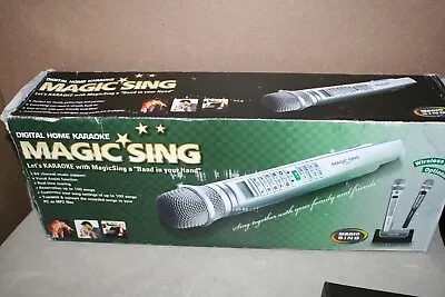 Magic Sing ET15K Karaoke Microphone With Built-in 1945 Songs & Songs Book-Tested • $89