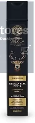 Natura Siberica Siberian Stag Power Anti-Dandruff Shampoo For Men 250 Ml • £9.95