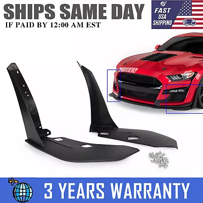 Front Bumper Corner Spoiler Winglet Splitters For 15-22 Ford Mustang GT500 Style • $63.75