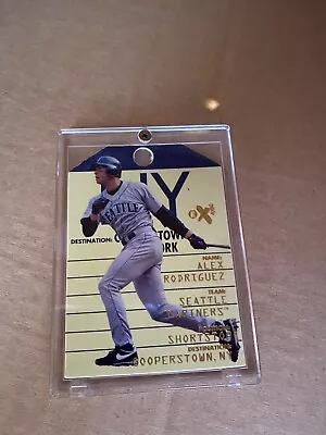 1998 Skybox E-X2001 Destination Cooperstown Alex Rodriguez W/ Original Lanyard! • $155