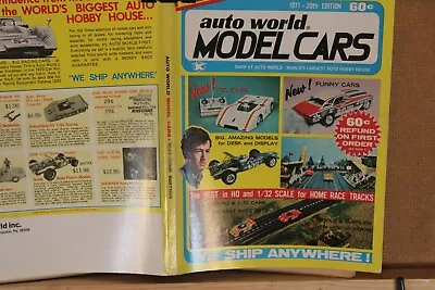Auto World Catalog-vintage 1971  Edition Model Cars Slot Cars Etc. • $34.95