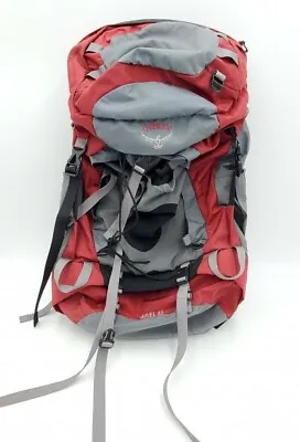 Osprey Ariel 65 Red Internal Frame Hiking Backpack 65L • $125