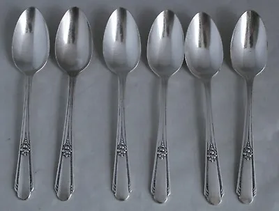 6 Wm Rogers Memory Hiawatha TEASPOONS Silverplate IS • $17.98