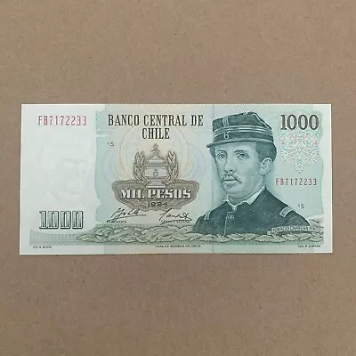 Chile 1000 Pesos Banknote 1994 P154e Chilean Rare Currency Paper Money • $19.95