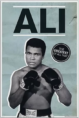 MUHAMMAD ALI GREATEST OF ALL TIME 24x36 Poster SONNY LISTON CHAMP CASSIUS CLAY!! • $13.99