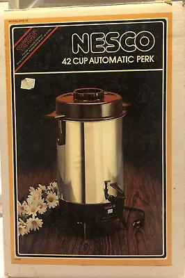 Vintage Nesco 42 Cup Electric Coffee Maker Automatic-Commercial • $32.99