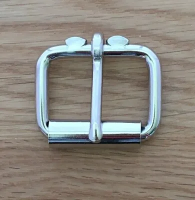 32mm 1.1/4  Heavy Duty Single Roller Buckle Nickel Nickle Handbag Belt Buckles • £5.67