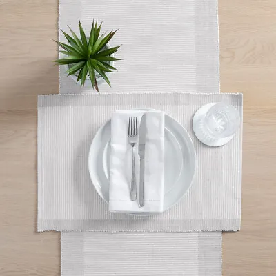 $2.95 • Buy New Habitat Portland Grey Table Linen