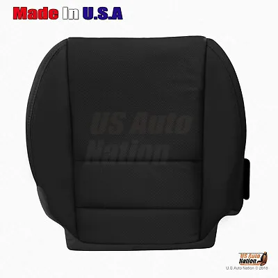 Passenger Bottom Black Perforated Leather Seat Cover For 2007 To 2012 Acura MDX • $151.52