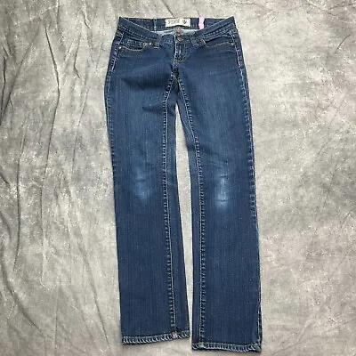 Victorias Secret PINK Jean Women 4Regular Blue Low Rise Skinny Stretch Pocket • $13.48