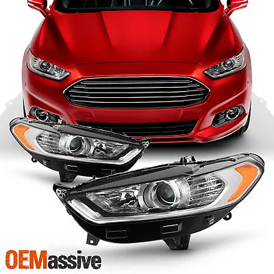 For 2013-2016 Ford Fusion Projector Headlights Left+Right Light Lamps 13 14 15 • $138.99