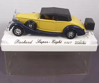 Solido Age D'or (France) Diecast 1937 Packard Super-Eight - 1:43 - MIB! • $5