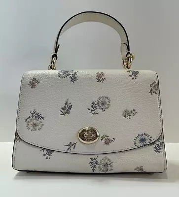 Coach Tilly Top Handle With Dandelion Floral Print Style 2303 Chalk/Multi • $140