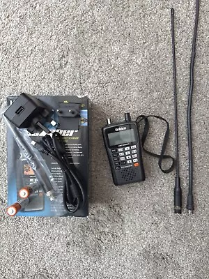 Uniden UBC-125xlt Handheld Scanner + Radio World R881 BroadswordD100 Antenna • £124