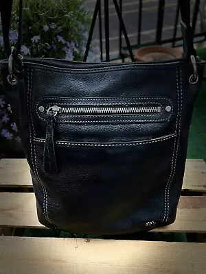 The Sak Crossbody/ Shoulder Black Leather/Pebbled/purse • $25