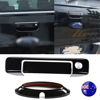 Rear Tailgate Handle & Logo Emblem Badge Cover Trim Kit For Ford Ranger 2015-21 • $59.99