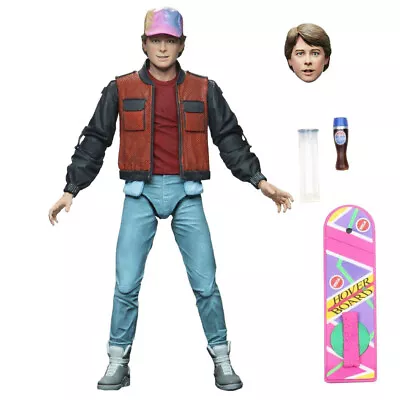 NECA Back To The Future Marty Mcfly 7  Action Figure Ultimate Deluxe Collection • $34.96