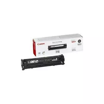 Canon 716 Black Toner Cartridge (Yield 2300 Pages) 1980B002AA • £93.19