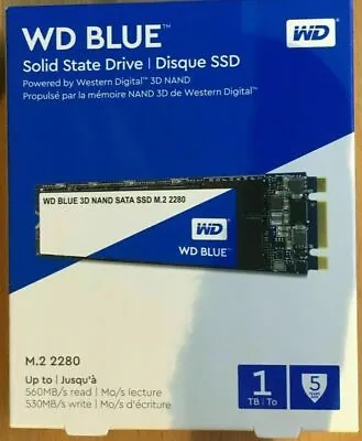 £89.99 • Buy Western Digital Blue M.23D NAND 1TB,WDS100T2B0B .. (SSD) Solid State Drive