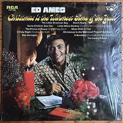 Ed Ames Christmas Is The Warmest Time Of Year Vinyl LP Record Shrink VG • $5