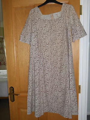 Vintage Original 1975 Ladies Laura Ashley Cotton Print Dress Size 12 • £4.99