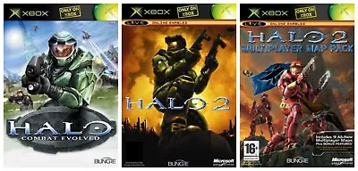 £5.97 • Buy Xbox - Halo 1 Or 2 -  Buy 1 Or Bundle Up - Same Day Dispatched - Boxed