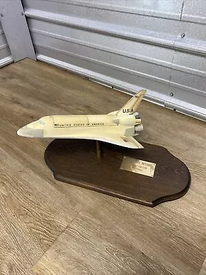 Space Shuttle Grumman Original Executive Demonstration Antenna Model Wood Base • $1