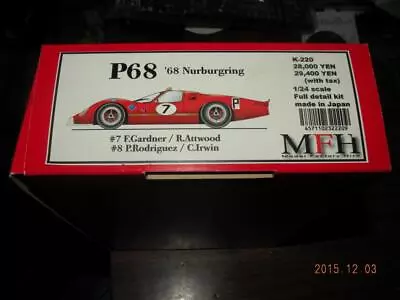 Mfh Model Factory Hiro 1/24 P68 '68 Nurburgring Ford Super Detail Kit K220 • $289.99