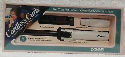 Conair Cordless Curls CURLING IRON HOT BRUSH 3/4  Combo CAO267A Thermacell New • $59.99