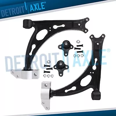 Both (2) Front Lower Control Arms W/Ball Joints For 2005-2013 Audi A3 VW Jetta • $90.08