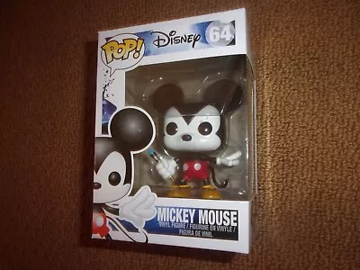 Funko Pop Disney MICKEY MOUSE 64 Epic Mickey With Paintbrush +Protector Vaulted • $49.99