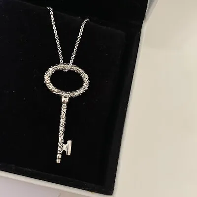 $61 • Buy Pandora Silver Regal Key Necklace