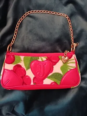 $250 • Buy Vintage Y2k Juicy Couture Cherry Red  Mini Shoulder Bag Purse