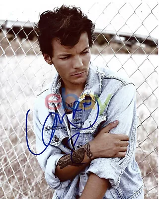 Louis Tomlinson One Direction Signed 8x10 Autographed Photo Reprint • £19.25