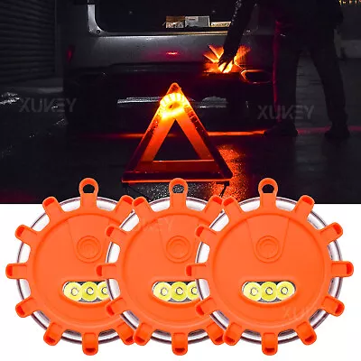 £20.63 • Buy Car Emergency Kit Van Breakdown LED Road Flares Warning Light Visibility Sign 3X