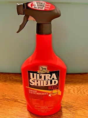 $39.99 • Buy Lot Of 4 Ultra Shield ULTRASHIELD Red 32oz Broad Spectrum Horse Equine Fly Spray