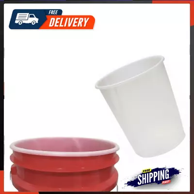 5 Gallon Bucket Pail Liner 15mil LDPE Plastic (Pack Of 20 Liners) • $64.73