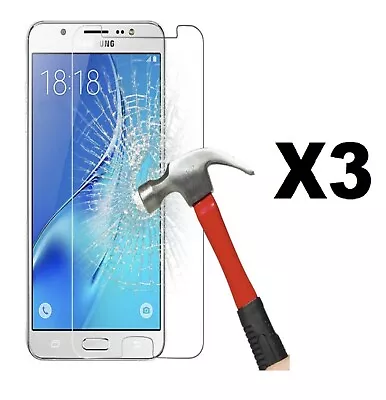 3 X Tempered Glass For Samsung Galaxy J7 V 2nd Gen J7 Star Refine J7 2018 • $8.99