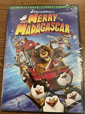 Merry Madagascar-DVD-Christmas Special Sealed New • $7