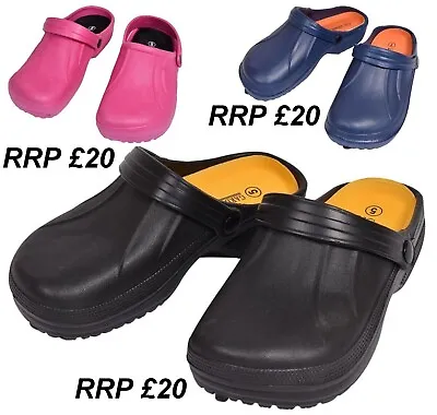 £8.95 • Buy Ladies Summer Womens Slip On Garden Pool Nursing Beach Clog Mule Sandals Size 