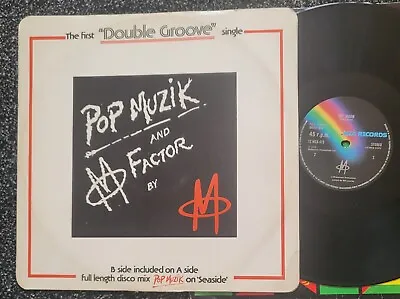 M Pop Muzik/M Factor • MCA Record 1979  12  Vinyl Record • £7.99