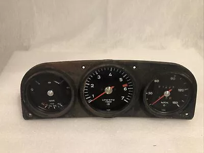 Vintage PORSCHE 914 GAUGE CLUSTER SPEEDOMETER TACHOMETER/Gas • $425