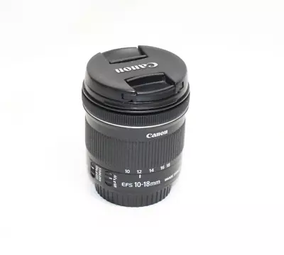 Canon EF-S 10-18mm F/4.5-5.6 IS STM Lens • $150