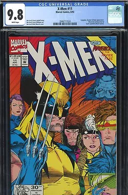 X-Men #11 CGC GRADED 9.8 - Classic Wolverine Cover - Jim Lee Story/cover/art • $99.50