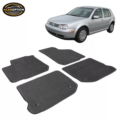 Fits 99-05 Volkswagen Gli Golf Jetta Mk4 Floor Mats Front Rear Gray 4PC - Nylon • $43.99